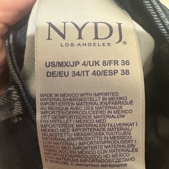 NYDJ SHERI ANKLE JEANS, SIZE 4 - Picture 6 of 8